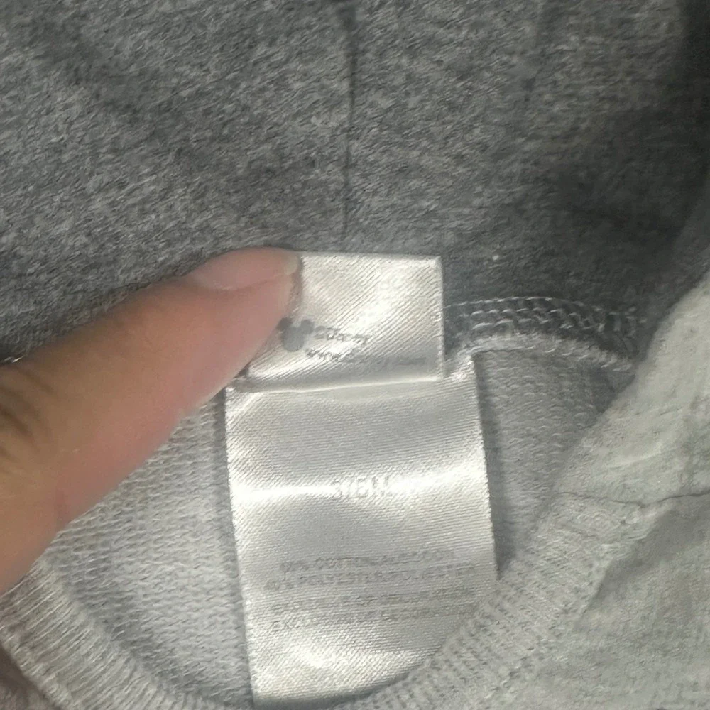 Disney Baby Mickey Mouse Gray Hoodie with 3D Ears 3-6 Months Pullover Sweatshirt